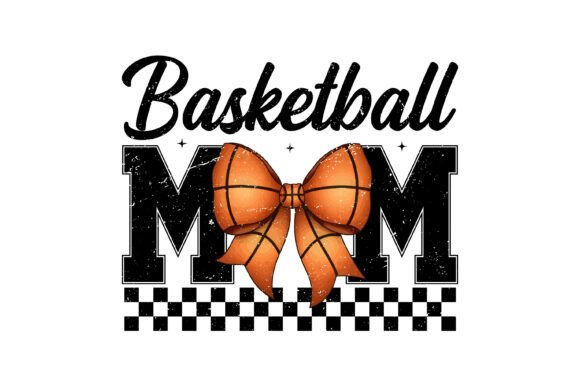 Basketball Mom Bow Typography Design In Action