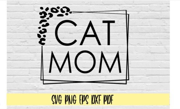 Cat Mom Leopard Double Frame: An Embroidery Designer’s Take