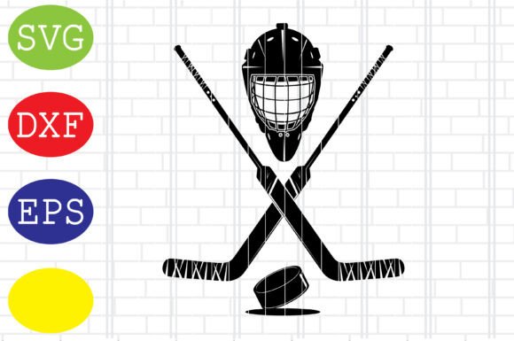 Crossed Goalie Sticks: An Embroidery Design Review