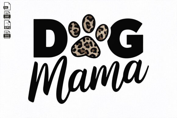 Dog Mama Leopard Design Review for Embroidery