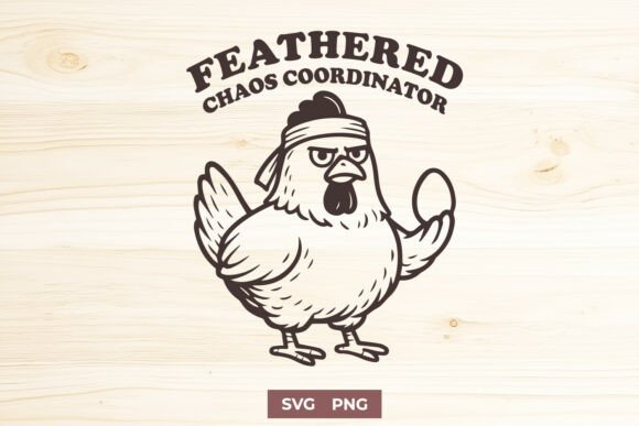 Feathered Chaos Coordinator SVG PNG Art Review