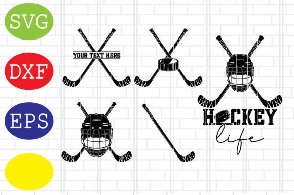 Hockey Sticks SVG: A Clean Design for Sporty Embroidery Projects