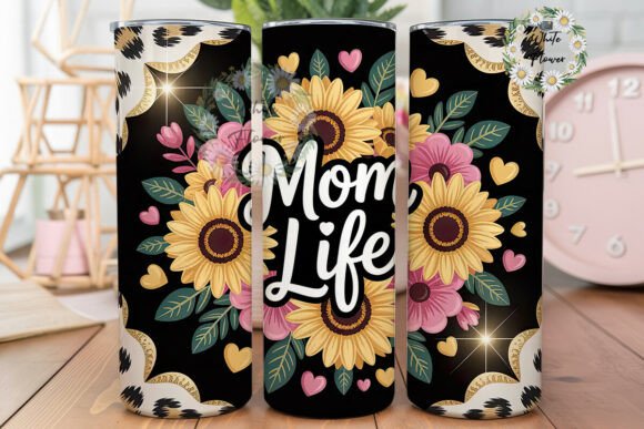 Mom Life Sunflower Tumbler Design Review