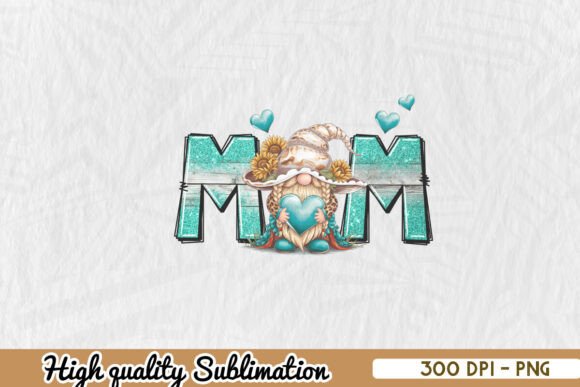 Mom with Gnome Sublimation PNG: An Embroidery Designer’s Review