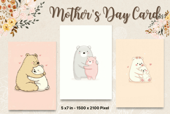 Mother s Day Card MOM Bear Postcard_30 Design Review