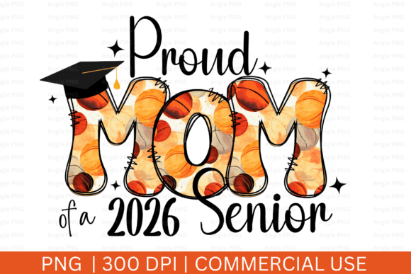 Senior Mom 2026: Basketball Proud Mom Design Review