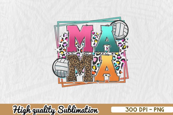 Volleyball Leopard Volleyball Mom PNG Review